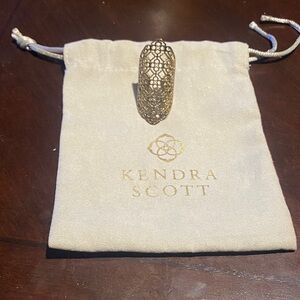 Kendra Scott Gold Statement Ring